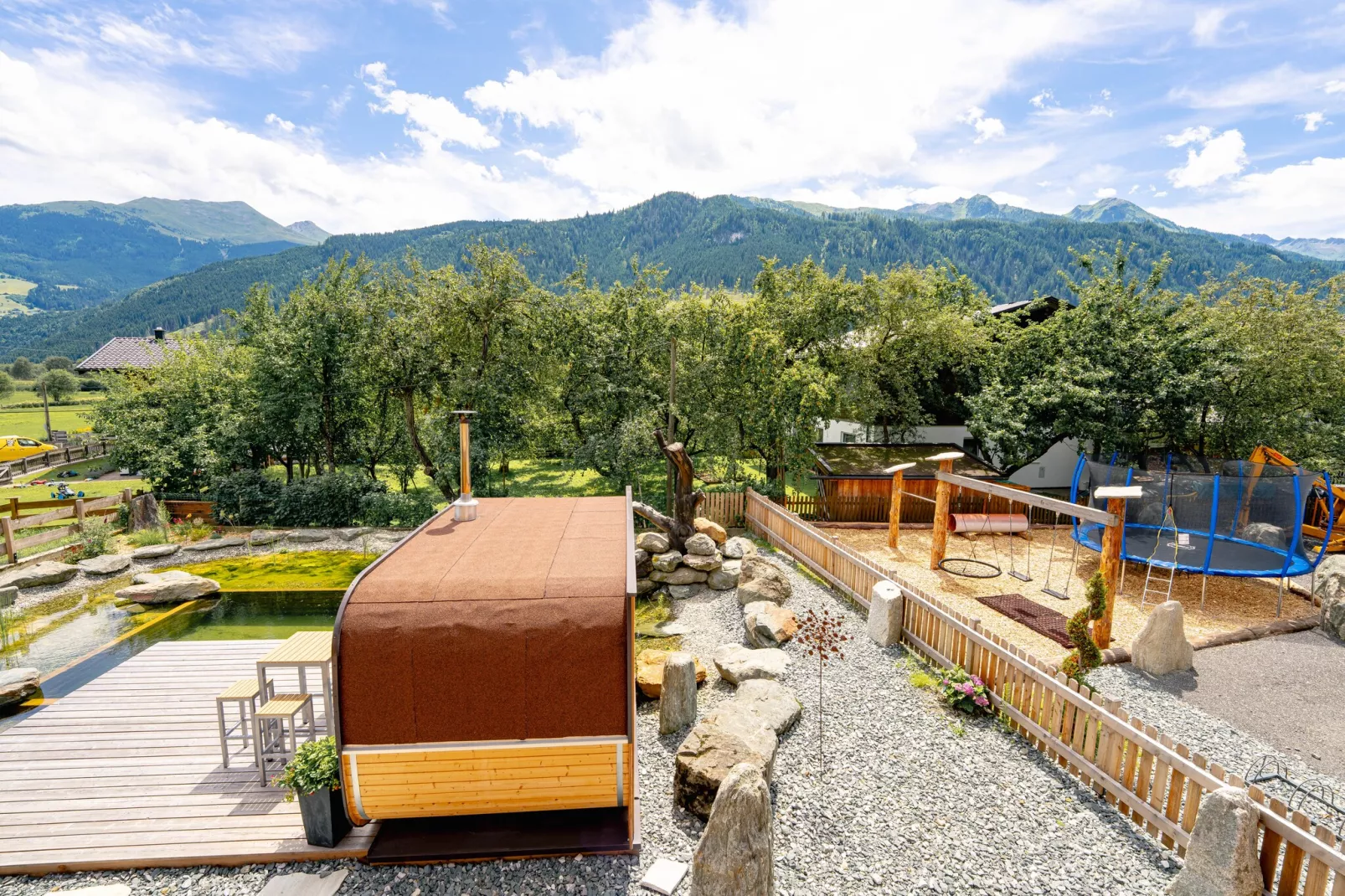 Bauernhaus Guggengut-View in summer