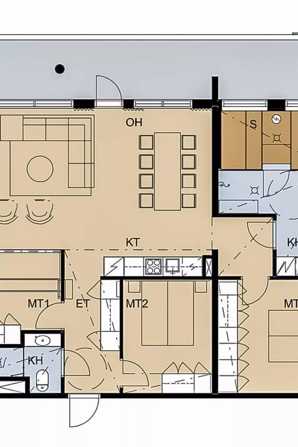 Casa krogerus ruka-Dedans