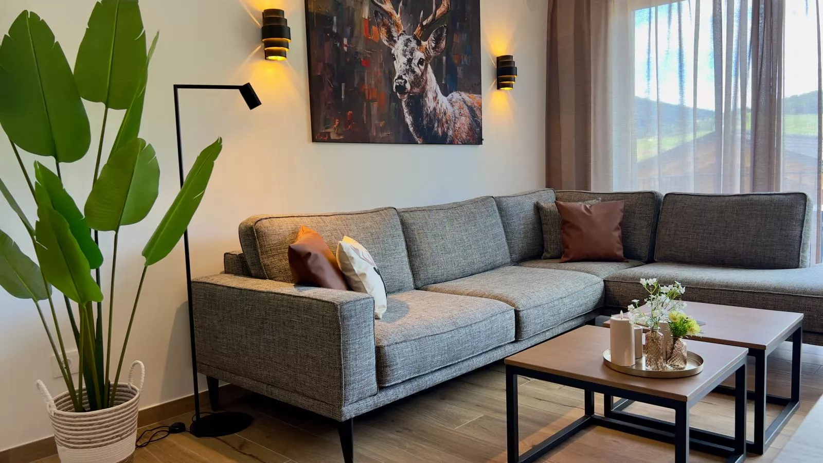 Grebenzen Lodge Starnberg 60A-Living room