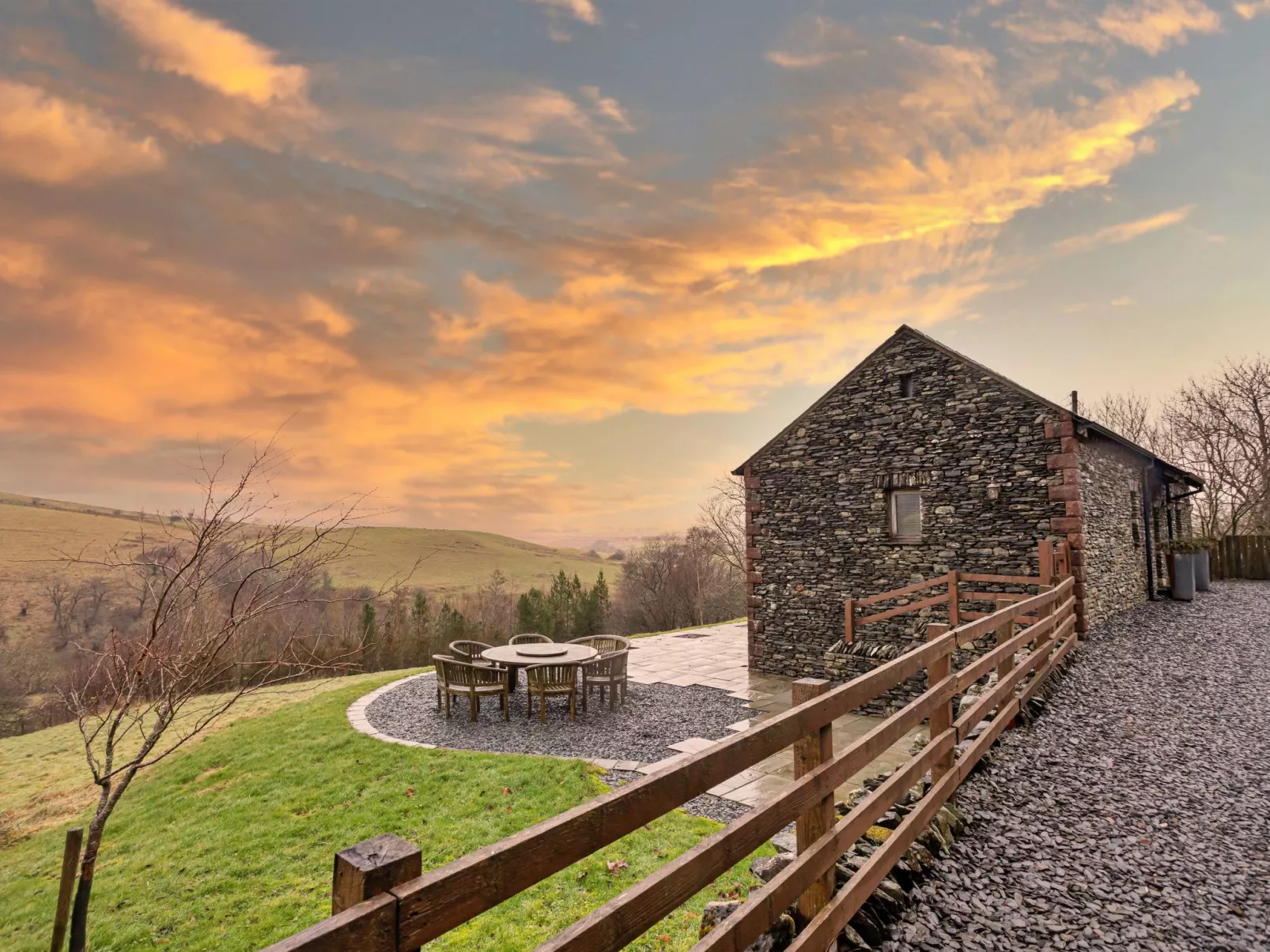 Bretherdale Barn-Draußen