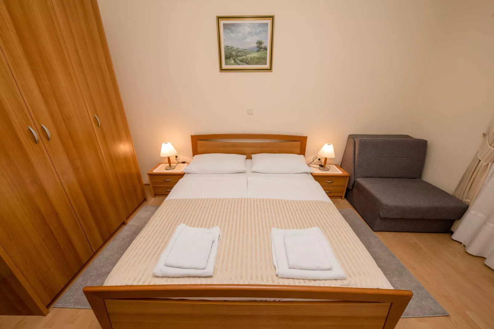 Guest House Villa Anggela - Classic Double room with Balcony and Sea View (BR1)-Indoor