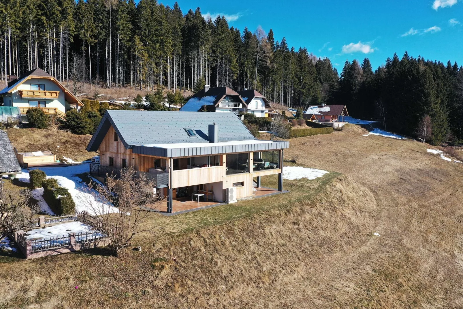 Mountain Vibrant and Timeless Apartment with Sauna - Studio Apartment with Terrace-Extérieur