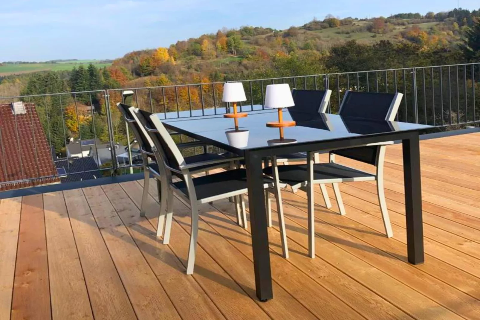 Ferienwohnung Eifelglück mit Dachterrasse-Terrasse / balcon