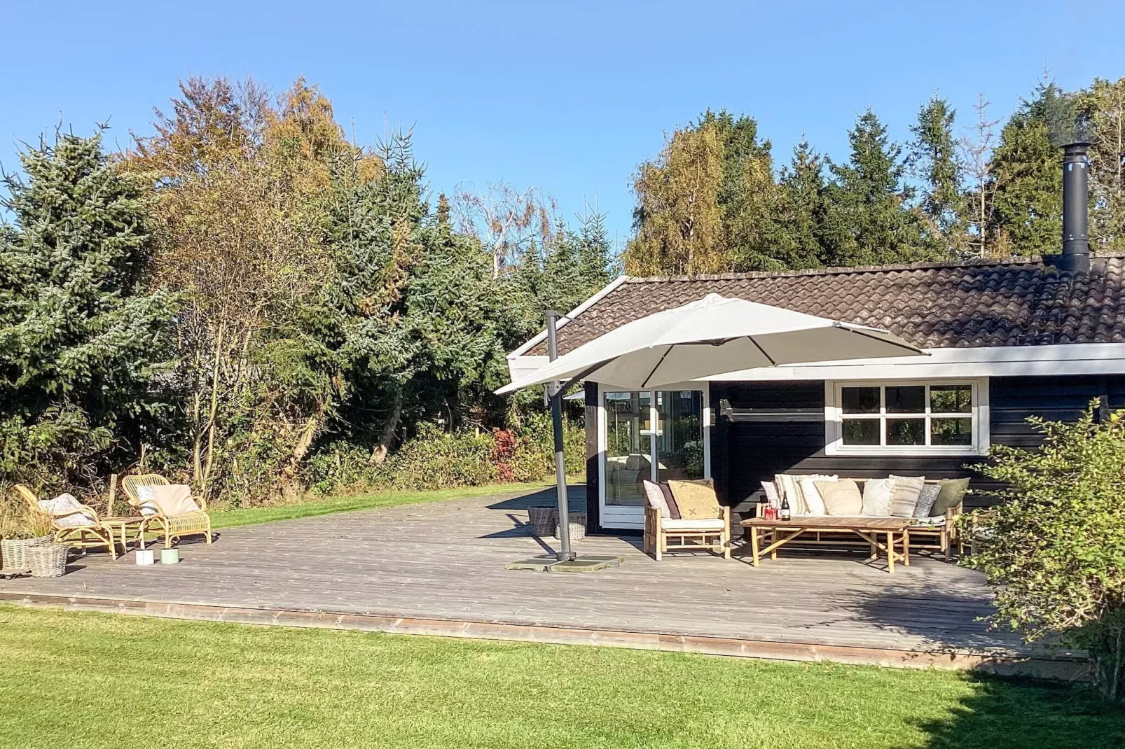 4 Sterne Ferienhaus in Væggerløse-Im Freien