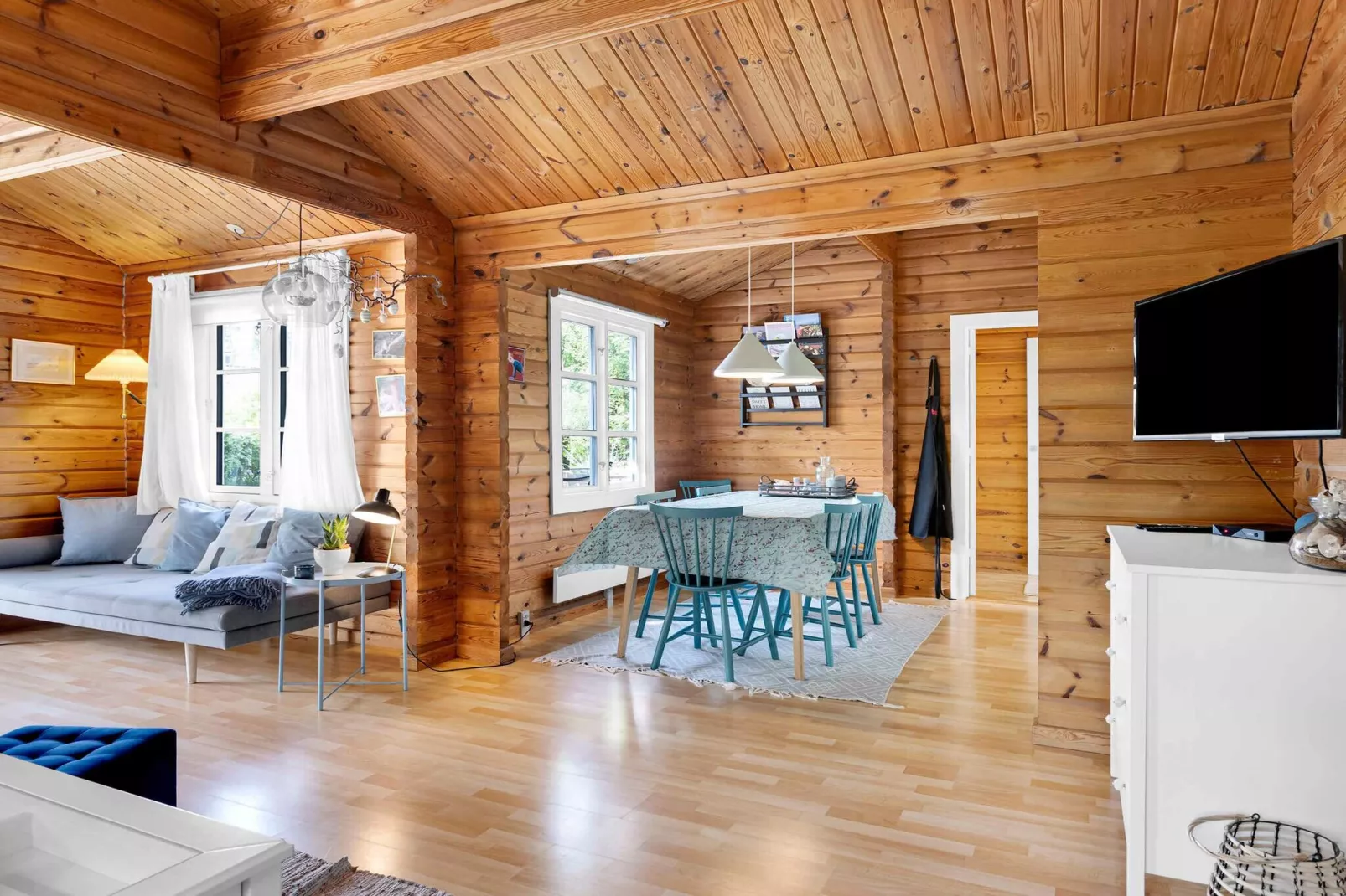 5 Sterne Ferienhaus in Sæby-Innenbereich