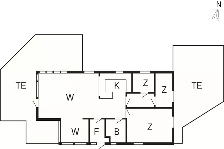 5 etoiles maison de vacances a Hjørring-Plan