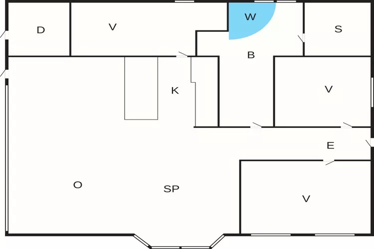 5 star holiday home in Juelsminde-Floor plan