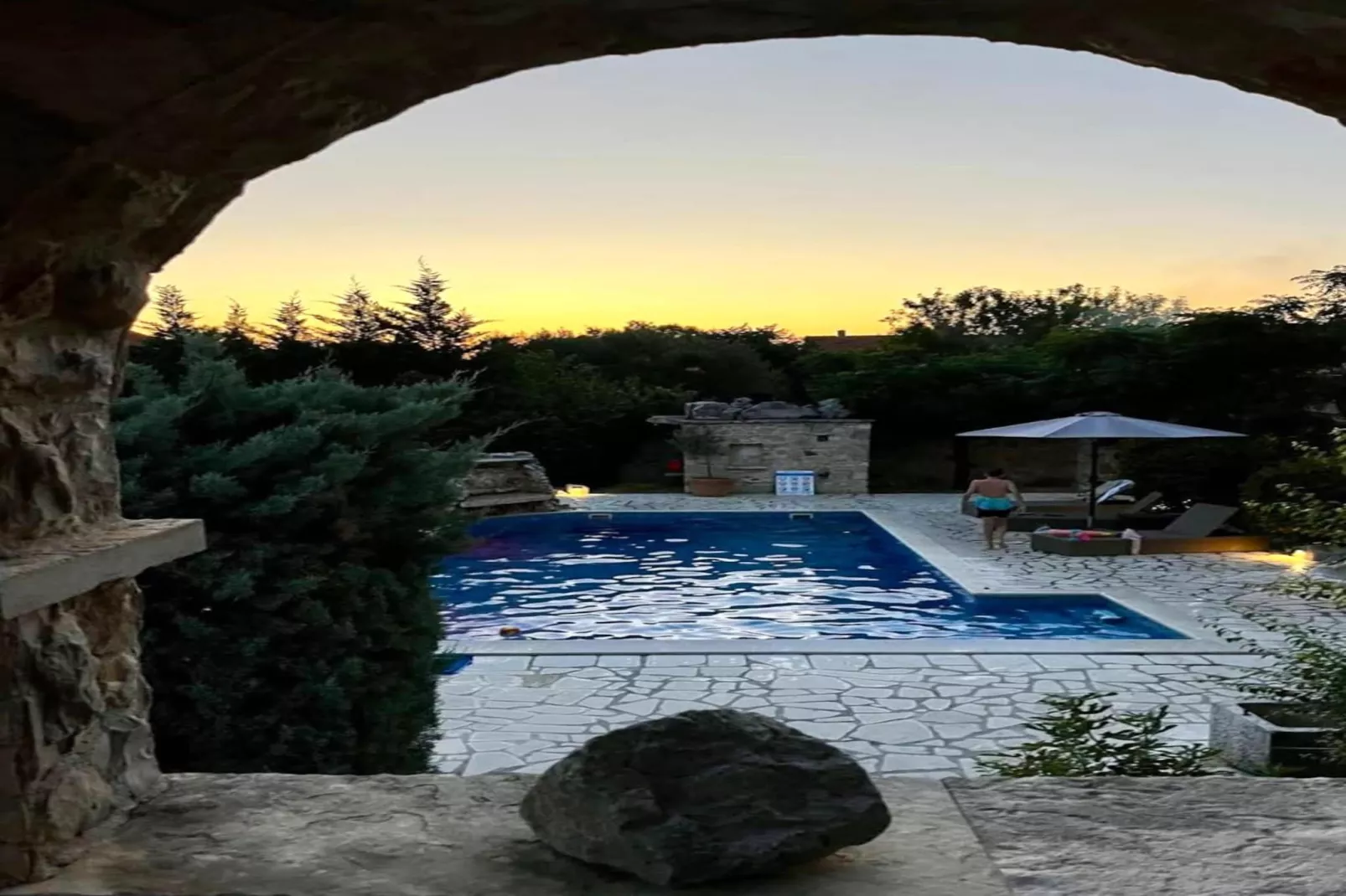 Villa Olea with private heated pool-Piscine