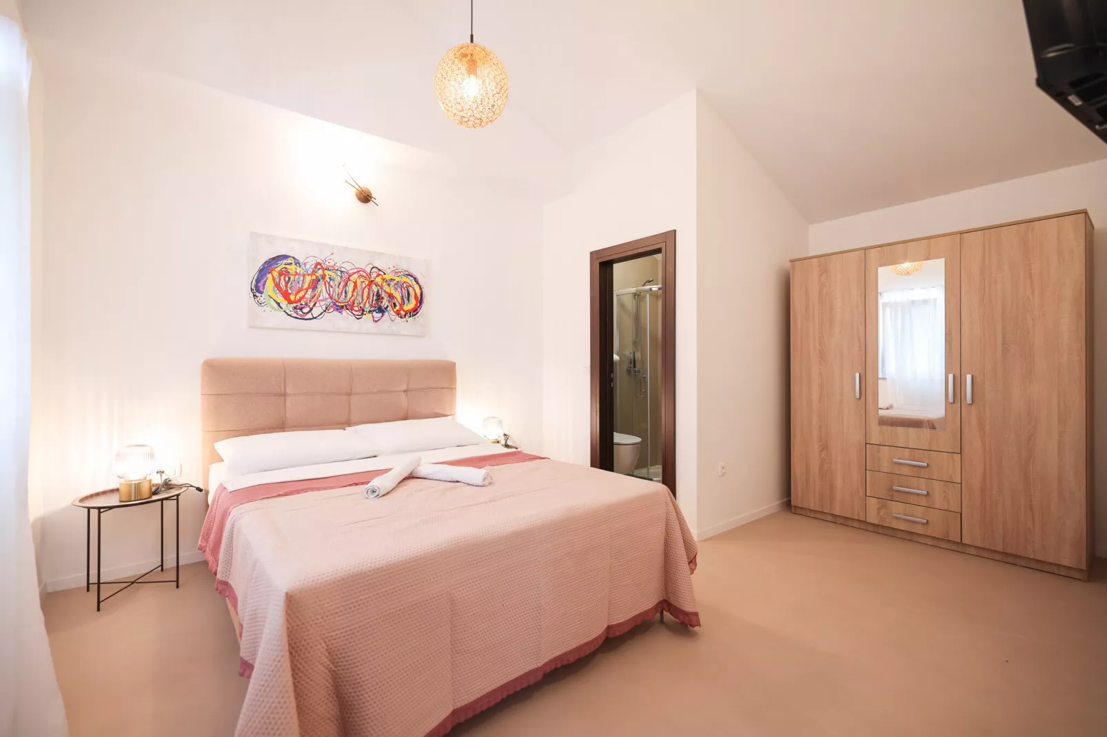 Villa Sokol with private pool-Chambre