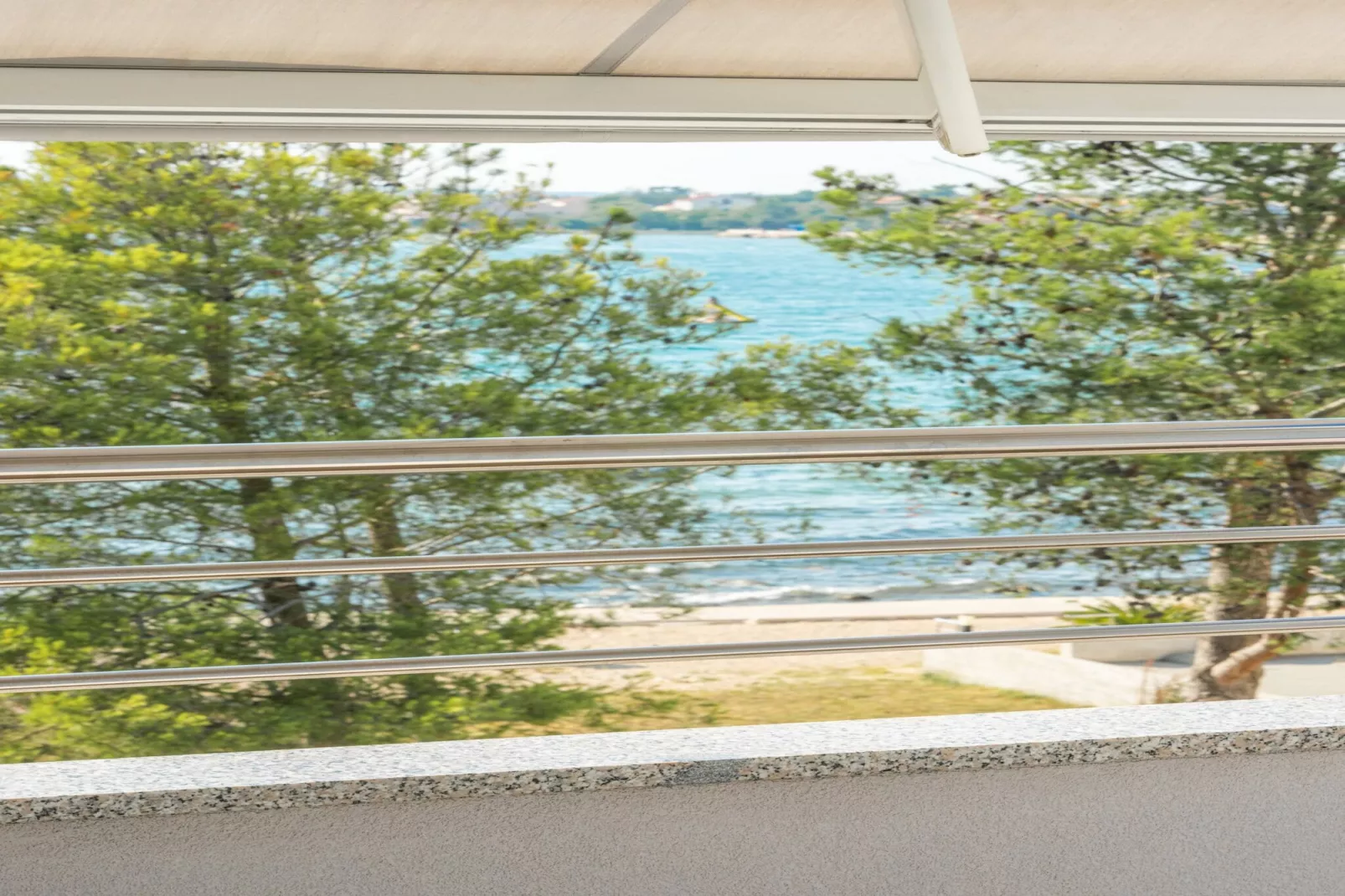 Sea view apartment Privlaka-Aussicht Sommer