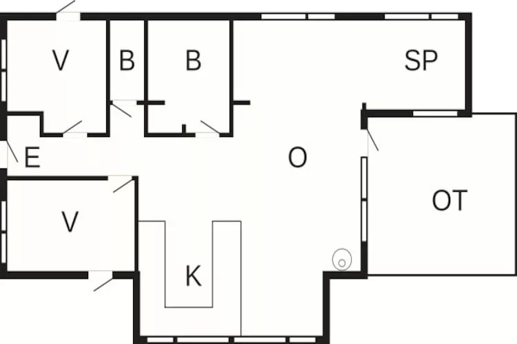 5 Personen Ferienhaus in Malling-By Traum-Grundriss