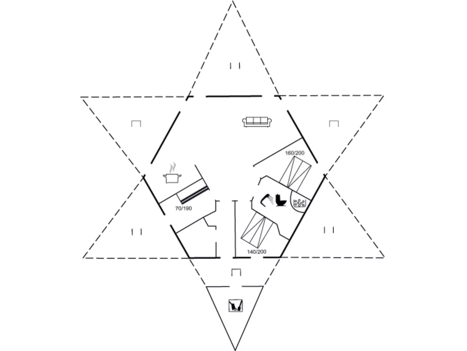 "Helena" - 250m from the sea-Inside