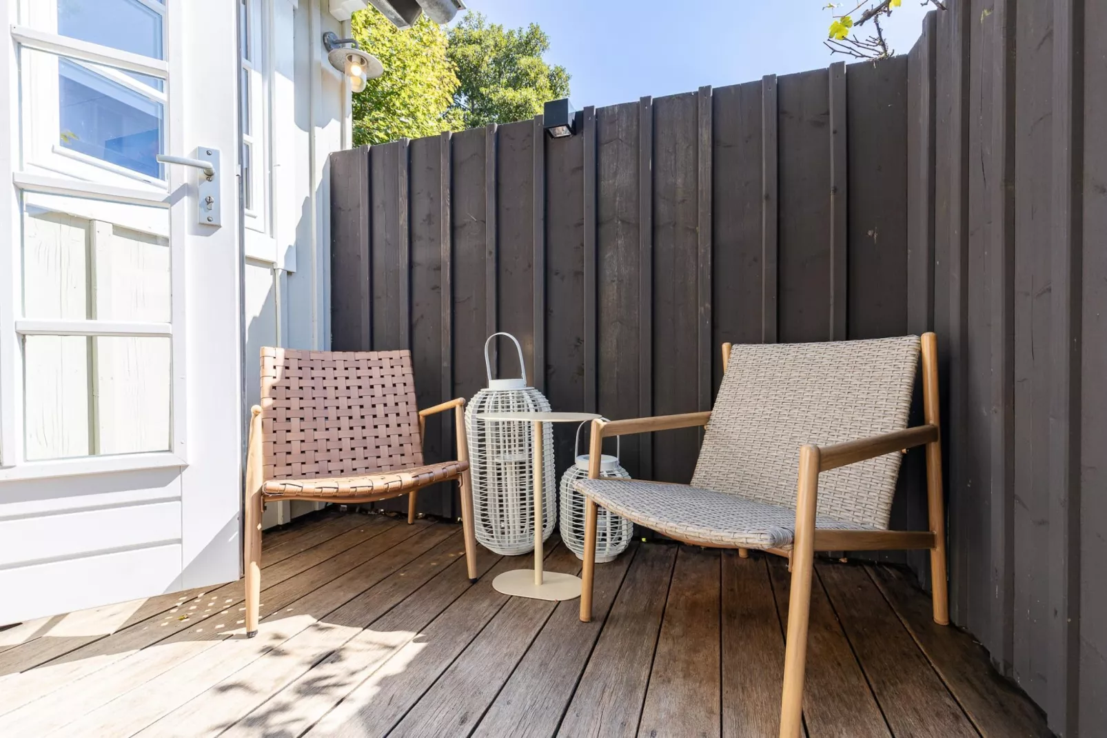 Lijsterhofstraat 13 - Knusse vakantiewoning nabij strand en centrum-Terrasse / balcon