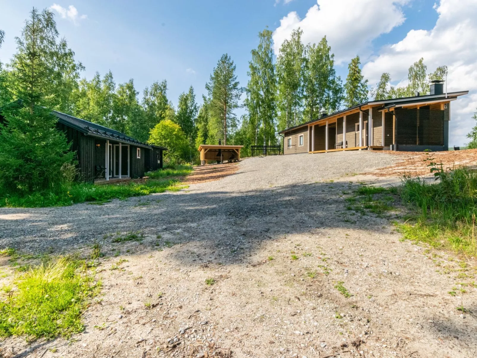 Hot pool cottage kesäranta-Dedans