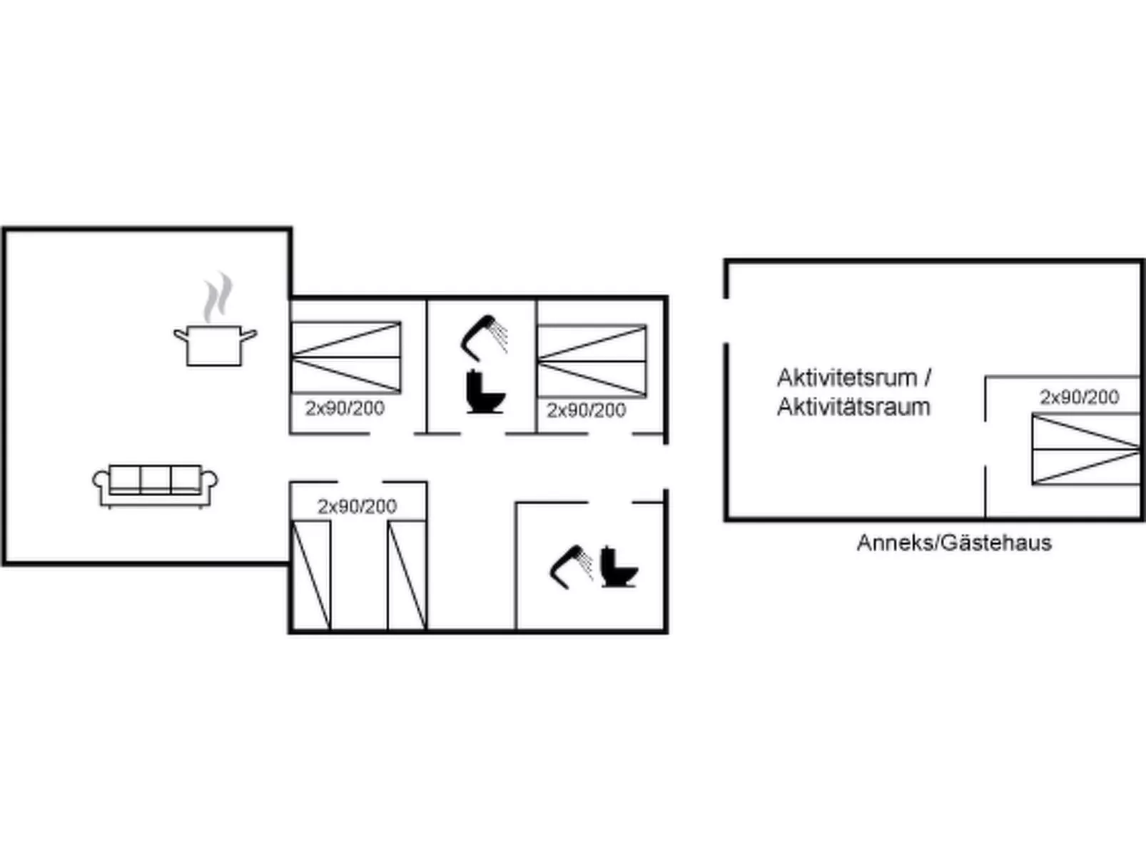 "Gadde" - 100m to the fjord-Inside