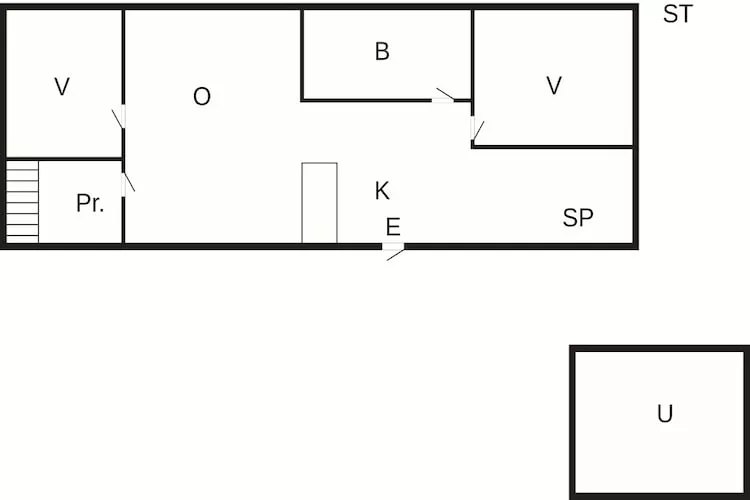 5 person holiday home in Immeln-Floor plan