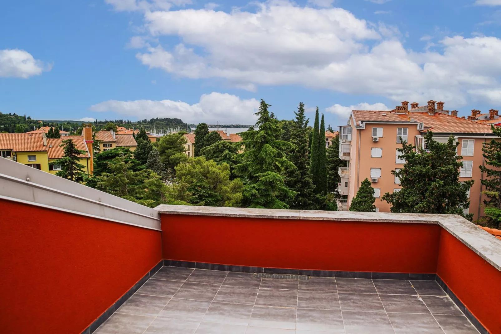 Elegant and Scenic Peaceful Apartments Portoroz - One Bedroom Apartment with Terrace-Terrace