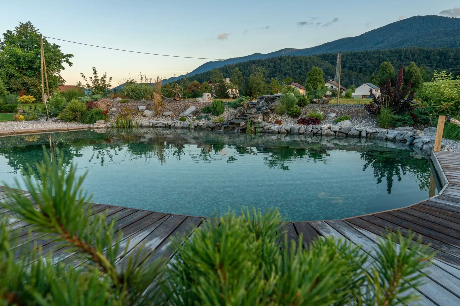 Echo Valley Hillside Holiday Home with Sauna - Two Bedroom Holiday Home with Sauna-Im Freien