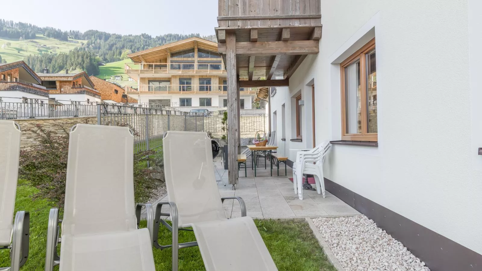 Apartments Next To The Ski Lift GF 1-Terrasse / balcon