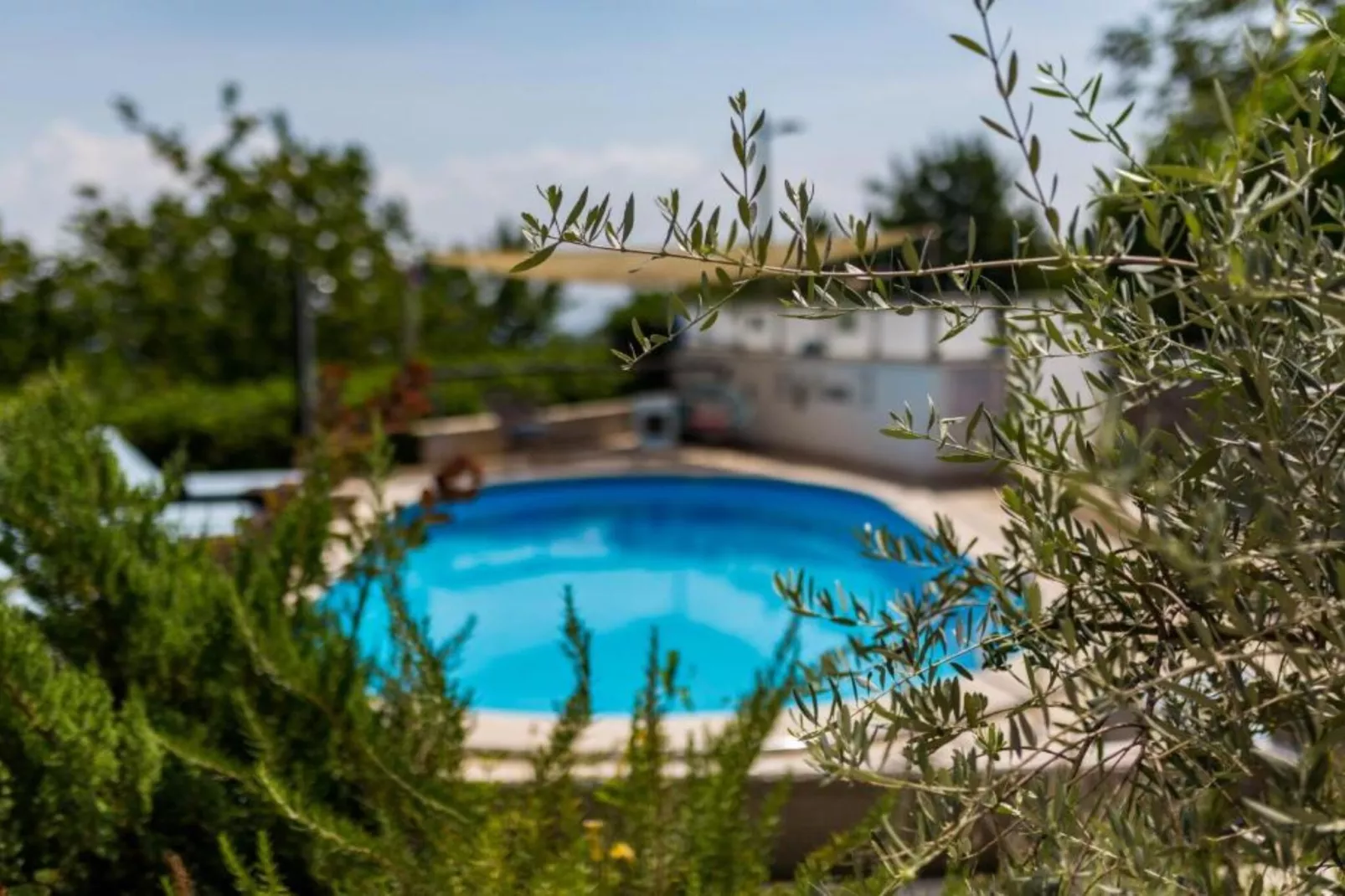 Apartments Melanie - Oprić Hills  Three bedroom apartment with balcony and sea view (A)-Schwimmbad