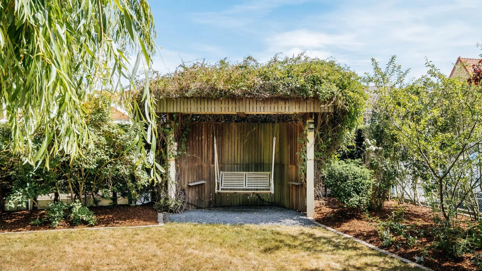 Porpoises-Gardens in summer