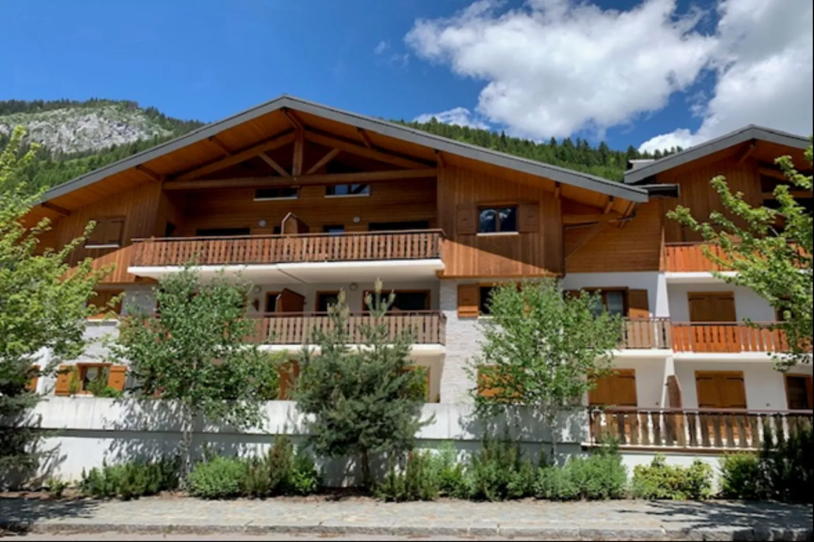 Les Sorbiers-Exterior in summer