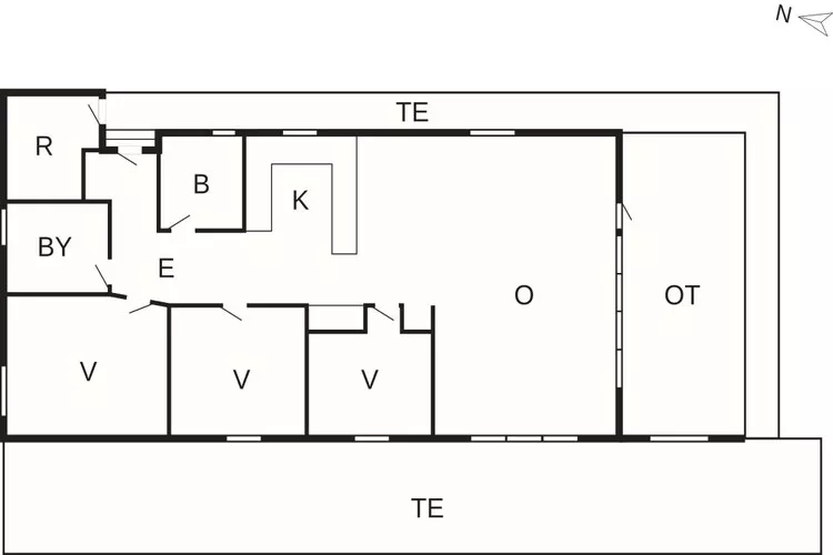 5 star holiday home in Hirtshals-Floor plan