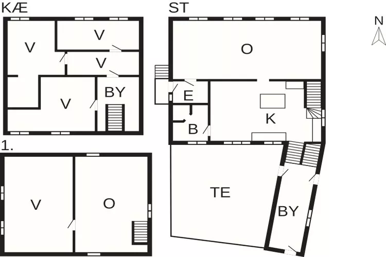 5 etoiles maison de vacances a Svaneke-Plan