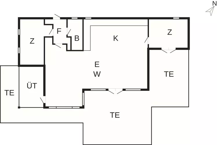 5 etoiles maison de vacances a Aabenraa-Plan