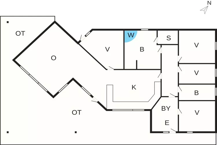 5 star holiday home in Hadsund-Floor plan