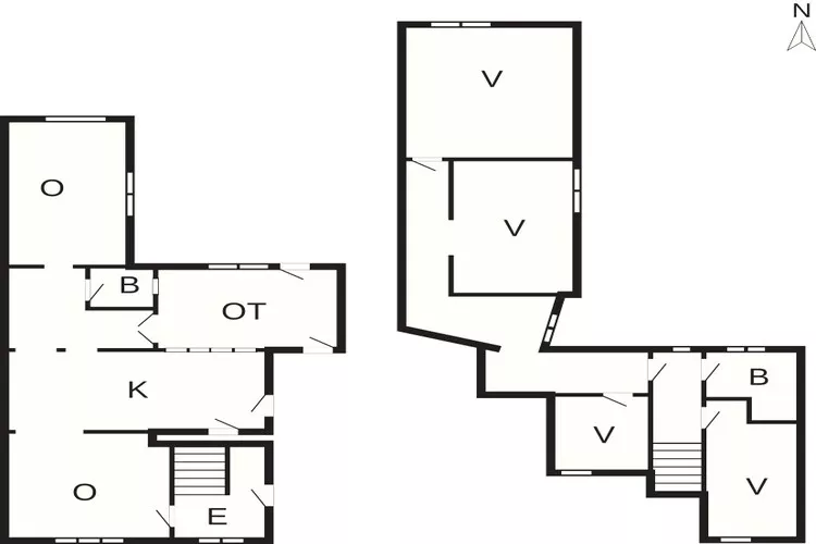 5 etoiles maison de vacances a Rønne-Plan