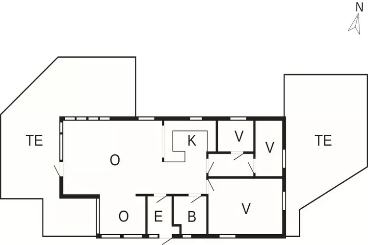 5 etoiles maison de vacances a Hjørring-Plan