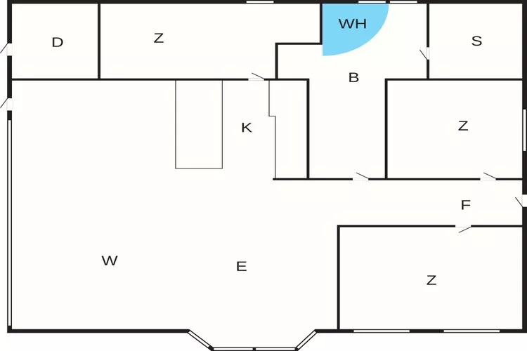 5 star holiday home in Juelsminde-Floor plan