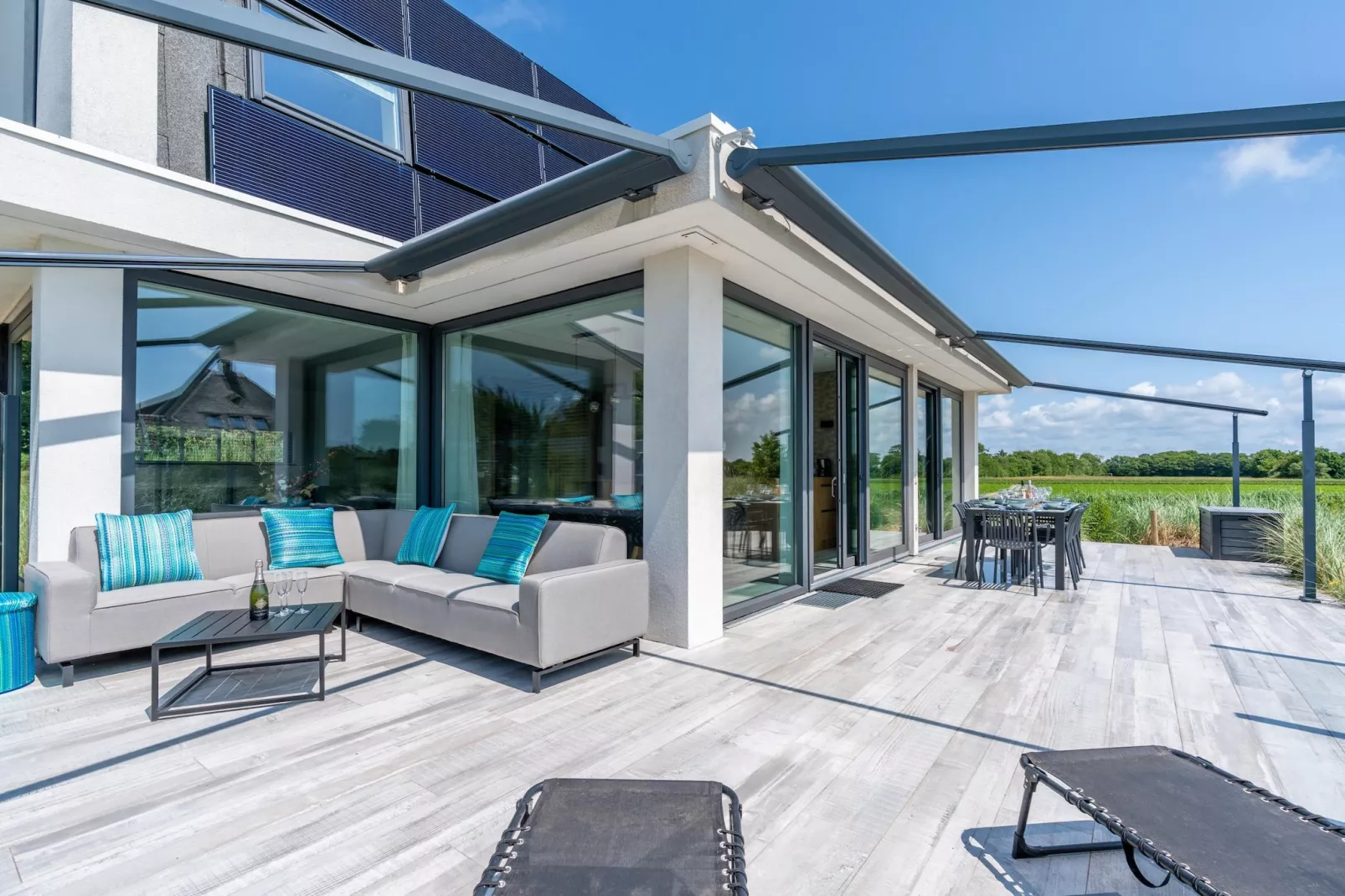 Strandvilla Hygge-Terrasse/Balkon