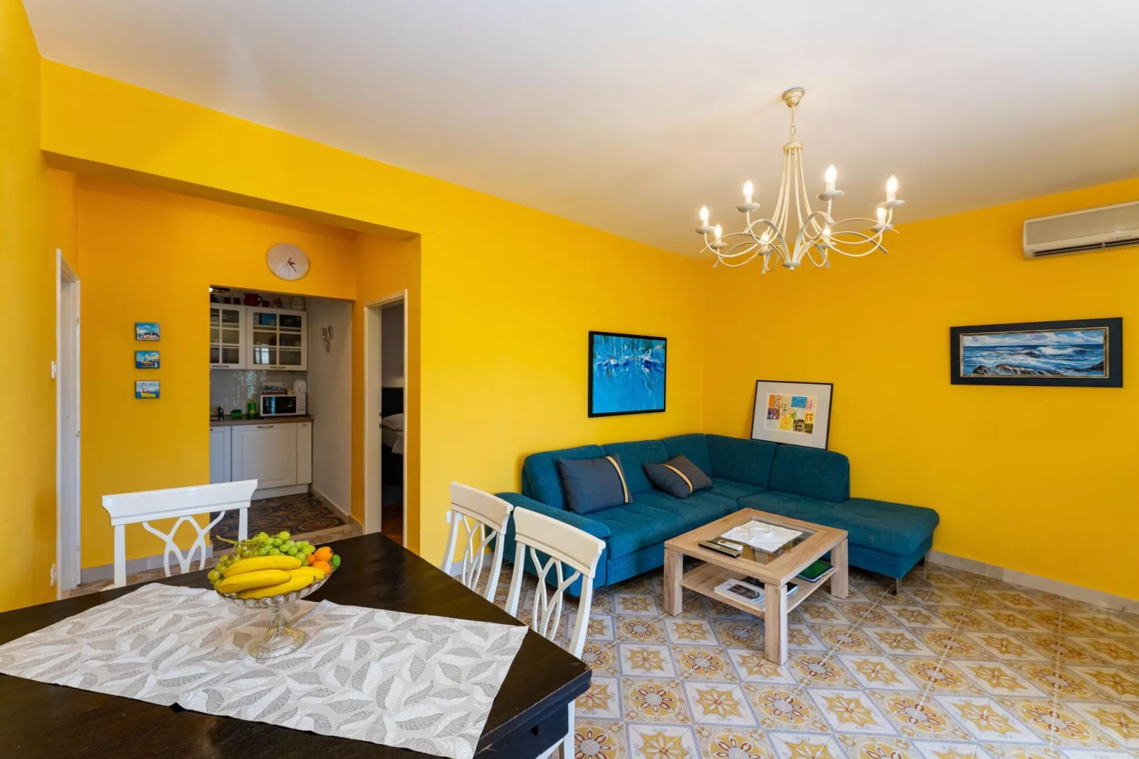 Vacation house Maslenica-Living room