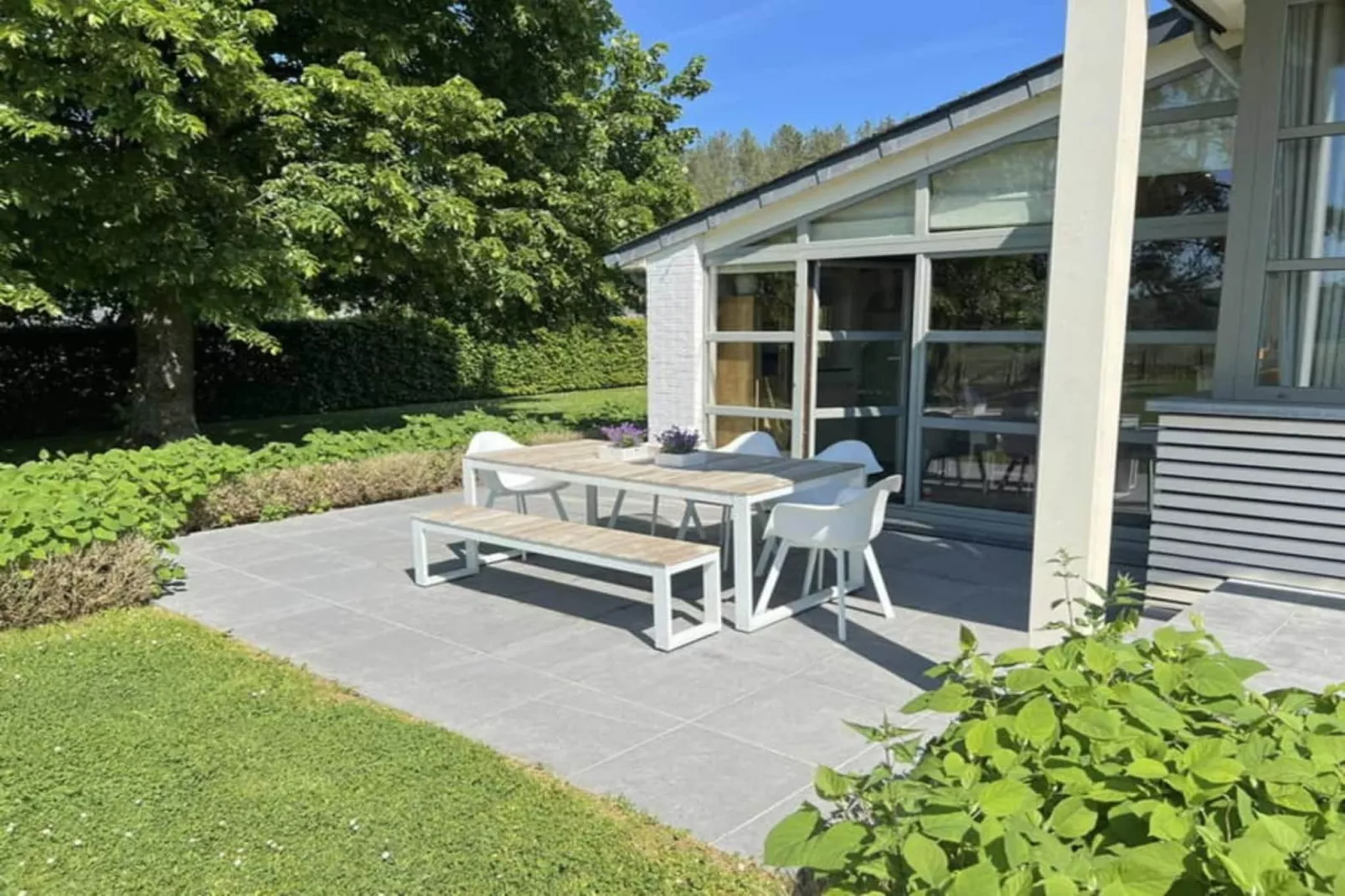 Les trois tilleuls-Terrasse/Balkon