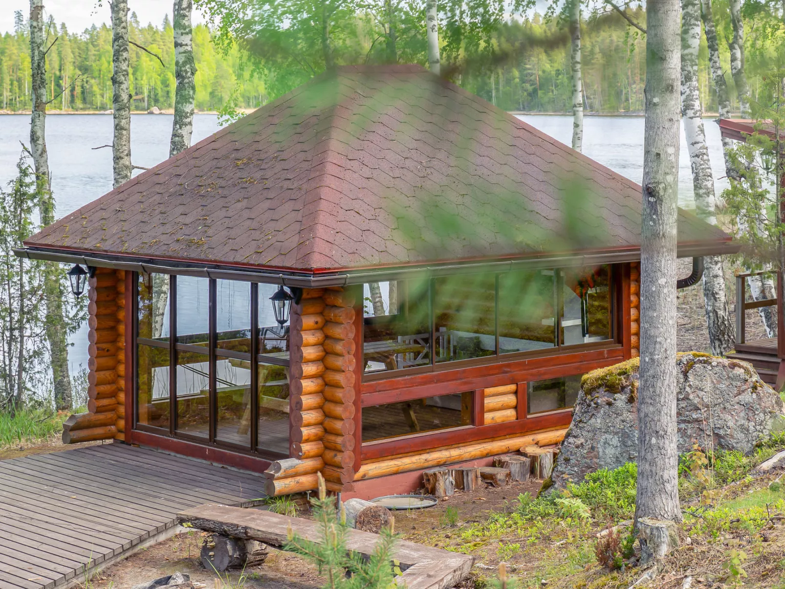 Villa joutsen-Drinnen