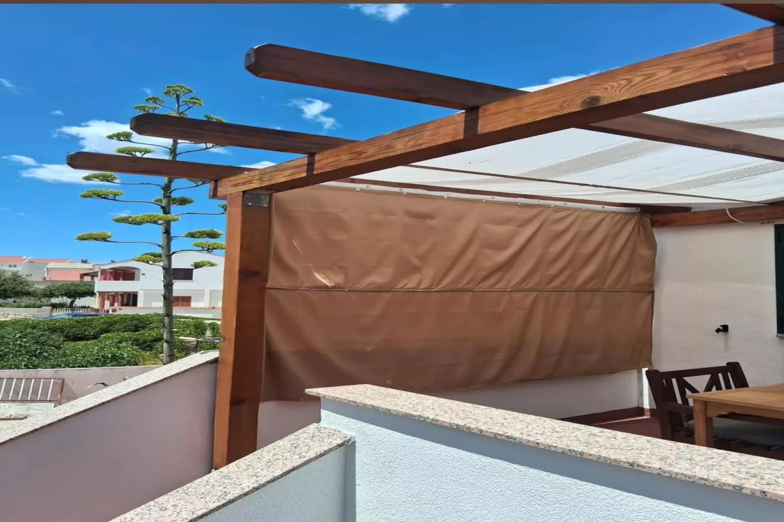 Beach Apartment Neno-Terrasse/Balkon