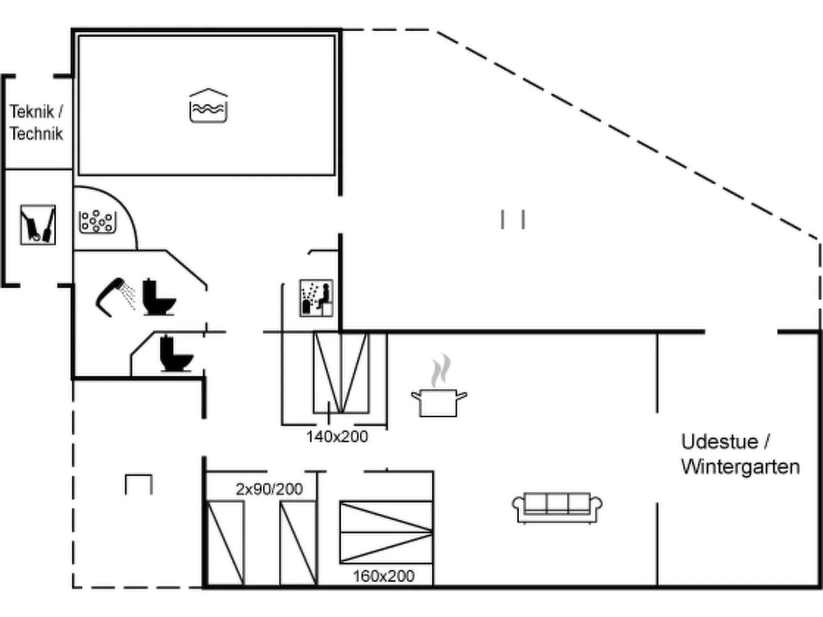 "Peder" - 950m from the sea