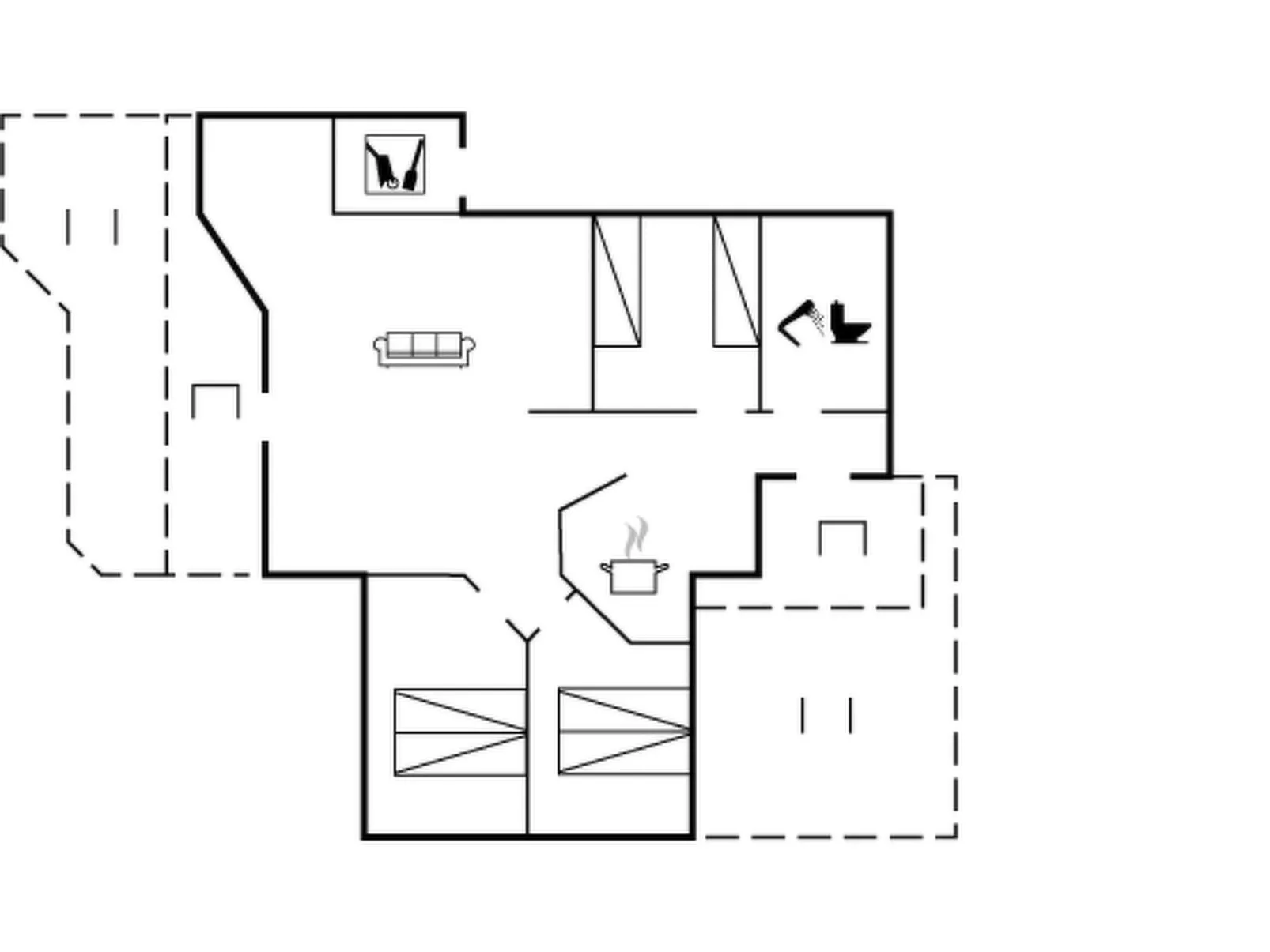 "Niglæs" - 700m from the sea-Inside