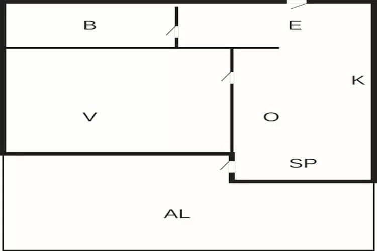 4 Personen Ferienhaus in Smögen-By Traum-Grundriss