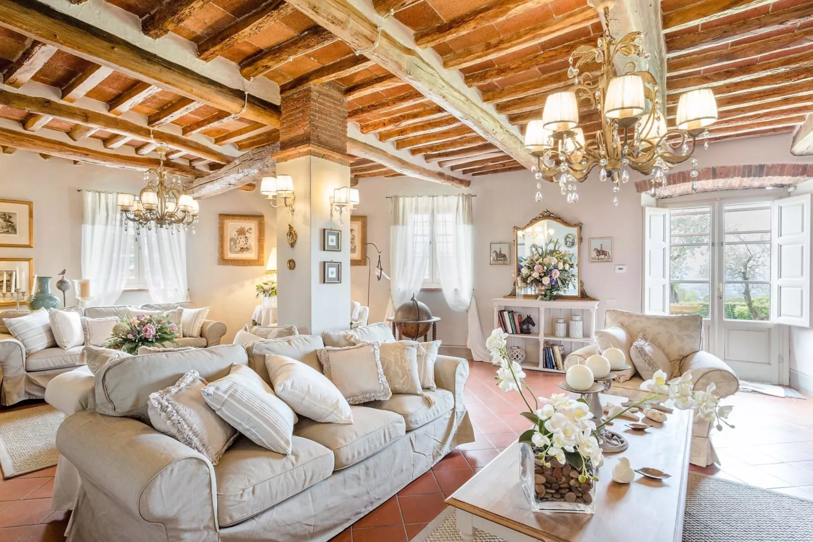 Villa Il Palagio-Living room