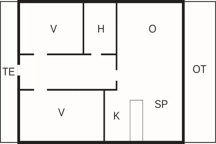 6 person holiday home in Herning-Floor plan