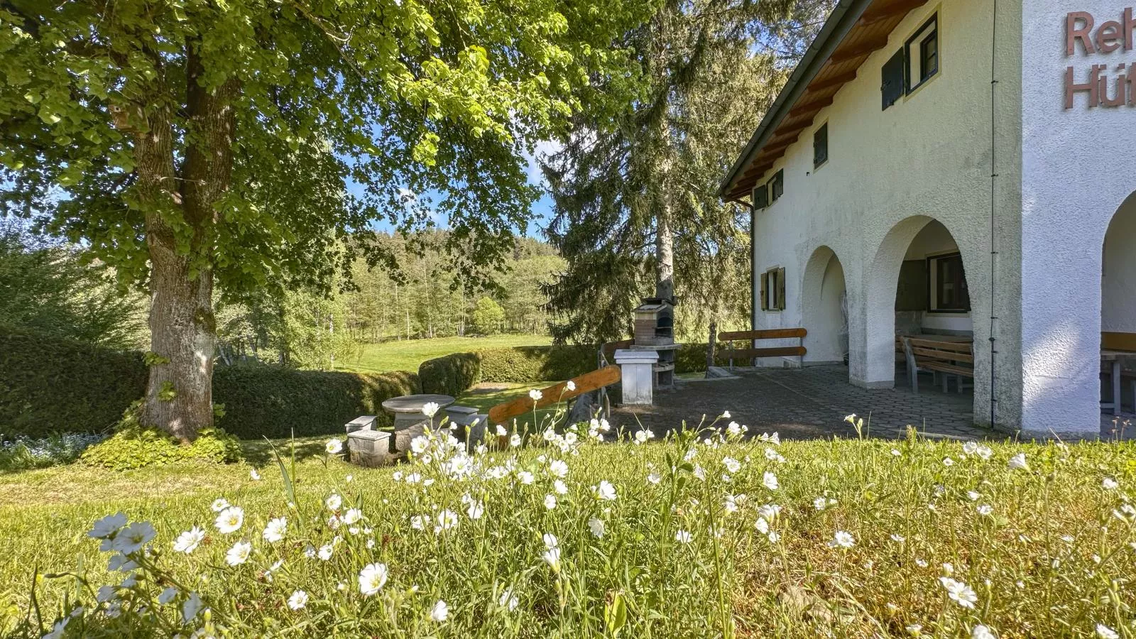 Rehberg Hütte-View in summer