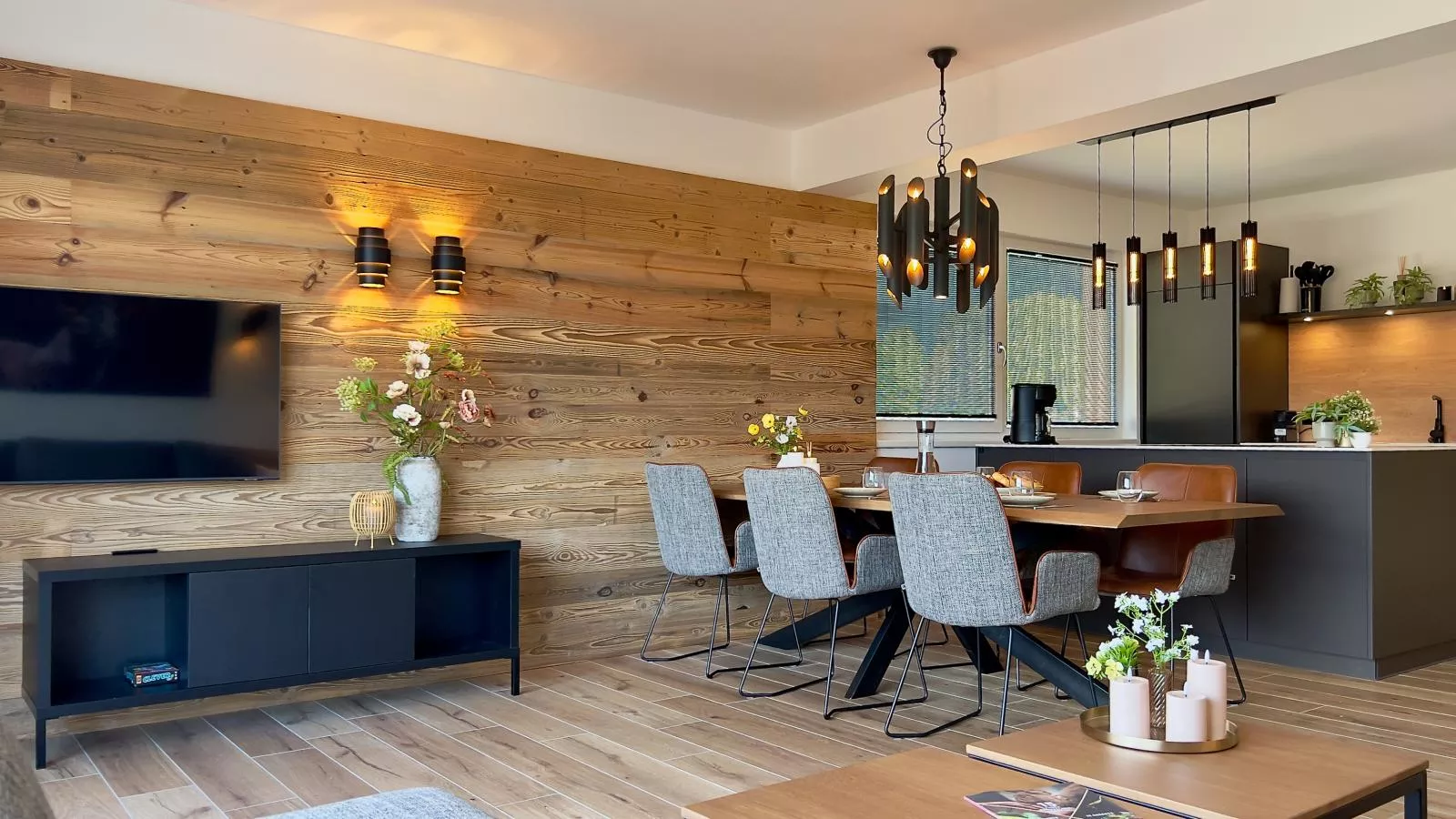 Grebenzen Lodge Starnberg 60A-Living room