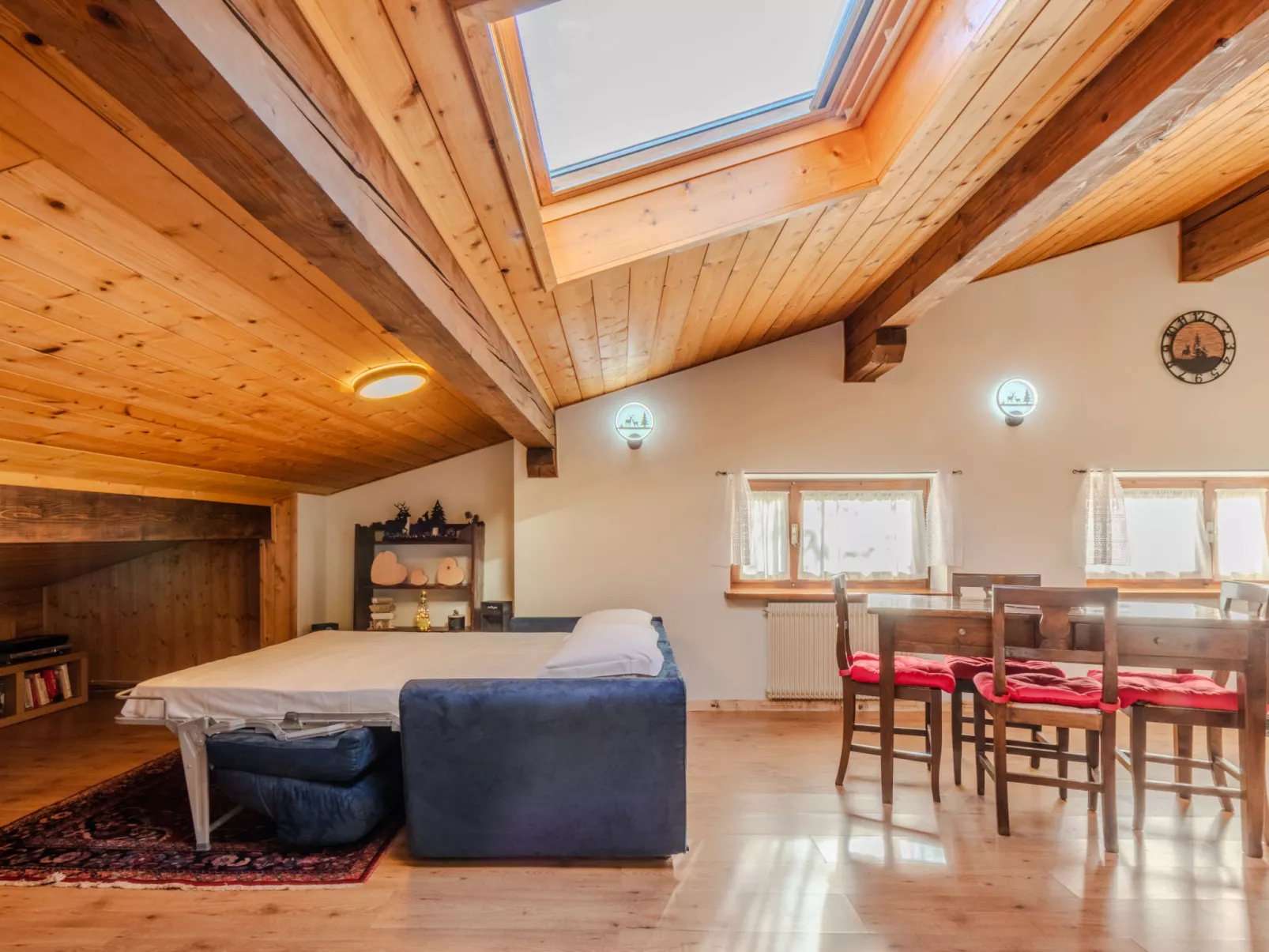 Mansarda in Legno San Rocco-Drinnen