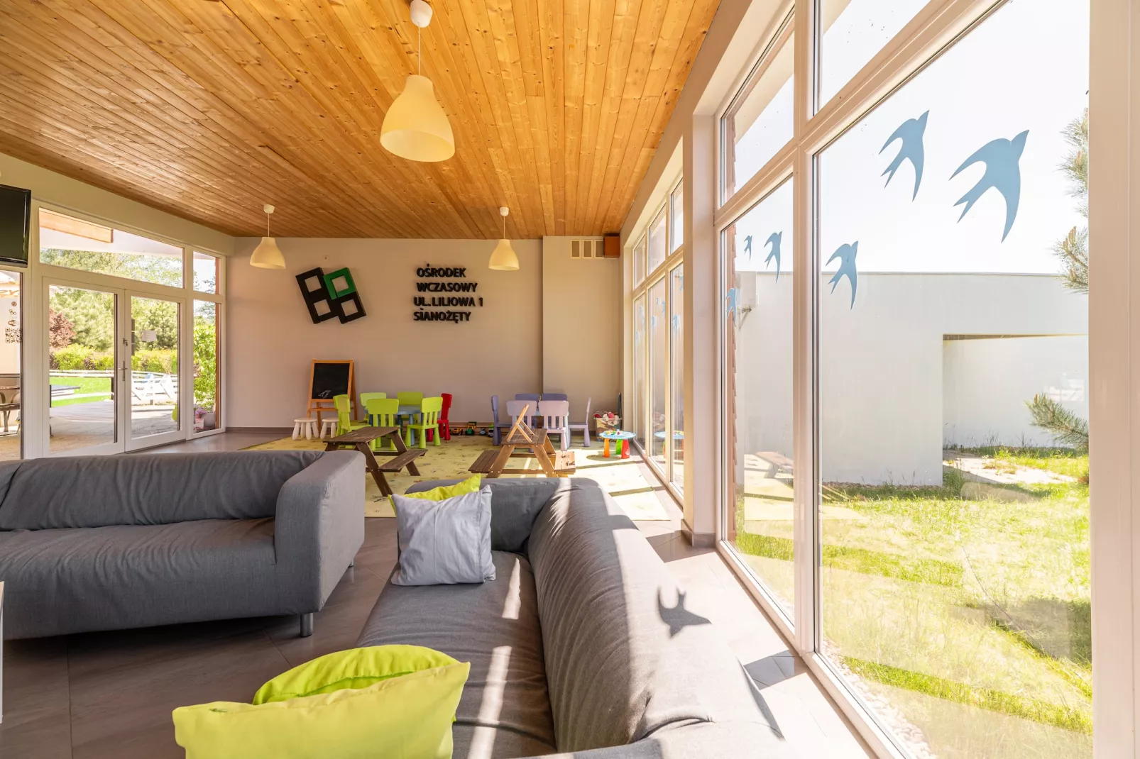 Domki wakacyjne z basenem Sianożąty-Installations du parc