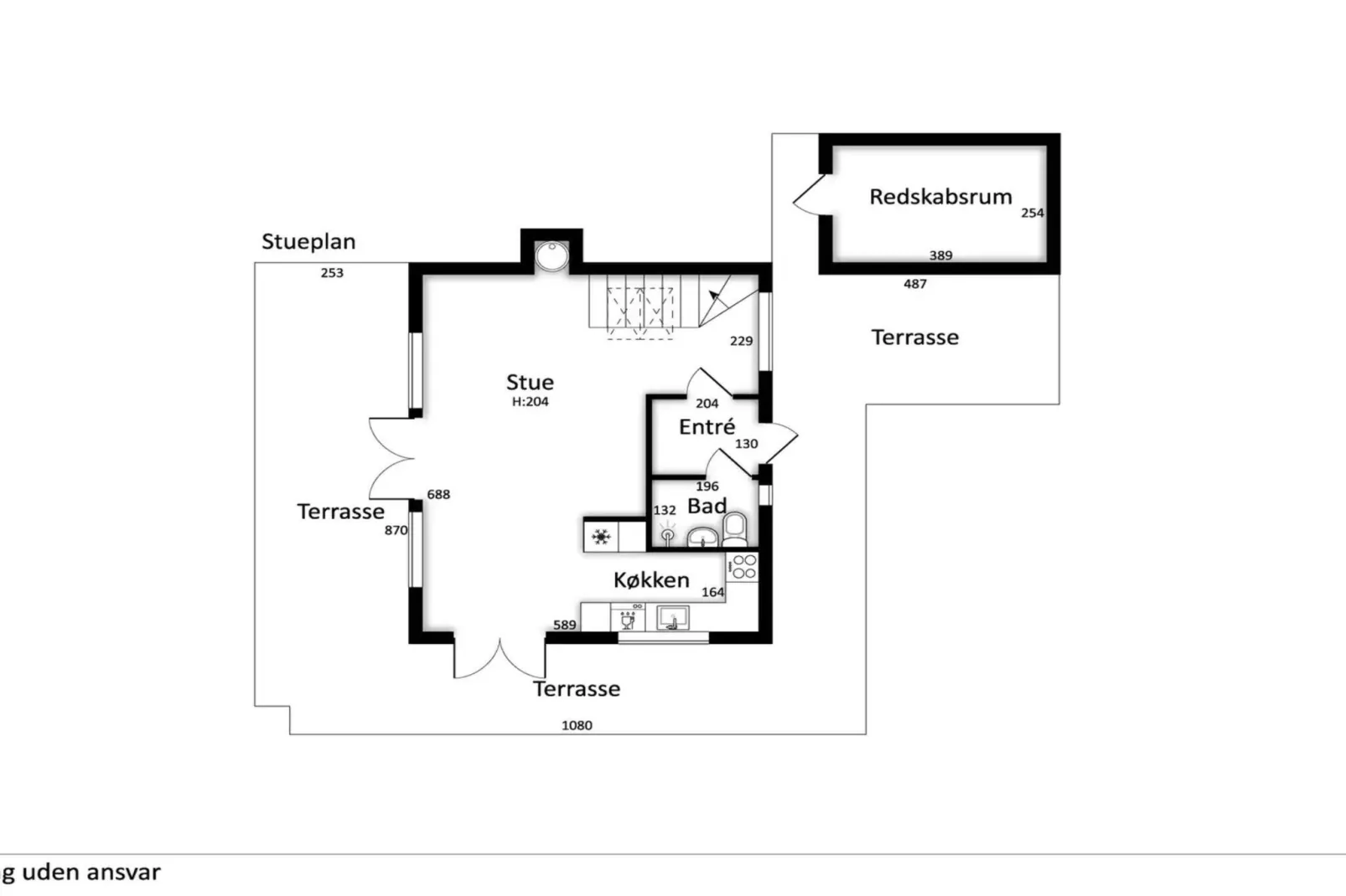 5 Sterne Ferienhaus in Blokhus-Innenbereich