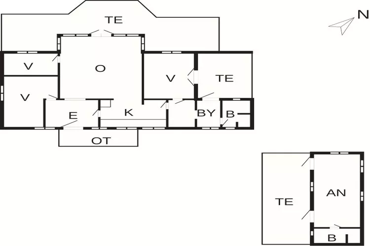 5 star holiday home in Rørvig-Floor plan