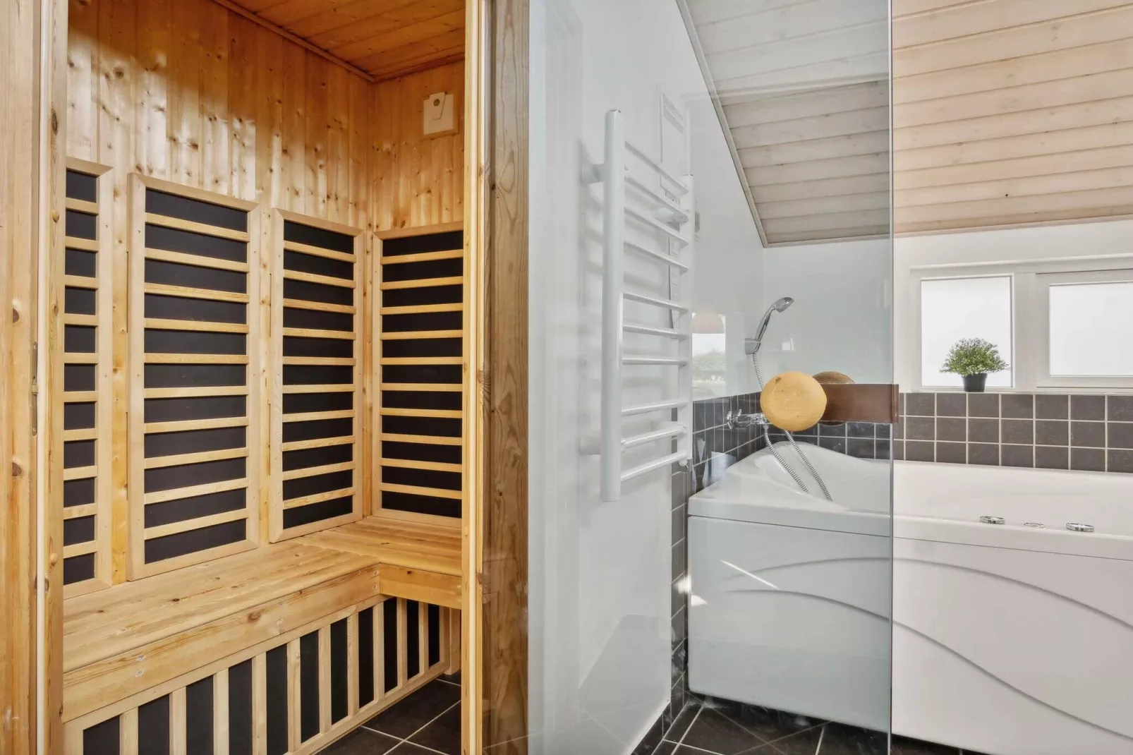 5 Sterne Ferienhaus in Haderslev-Sauna